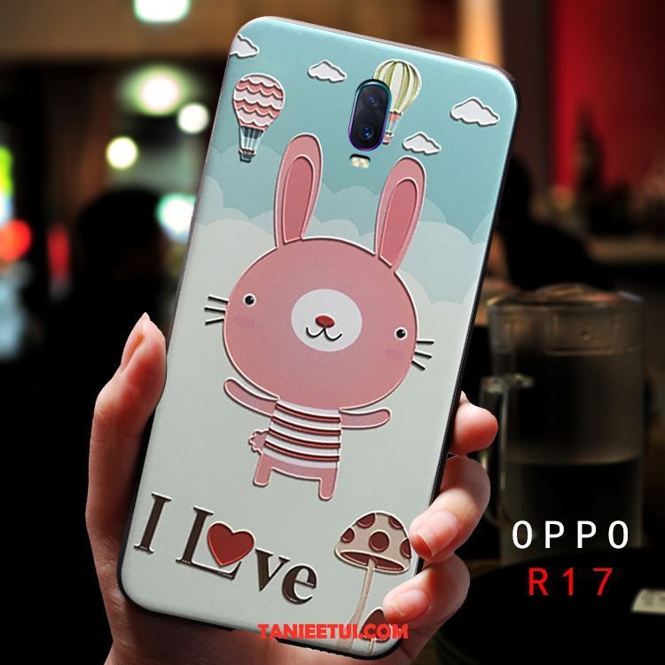 Etui Oppo R17 Miękki Silikonowe Różowe, Obudowa Oppo R17 Kreatywne Trudno Piękny