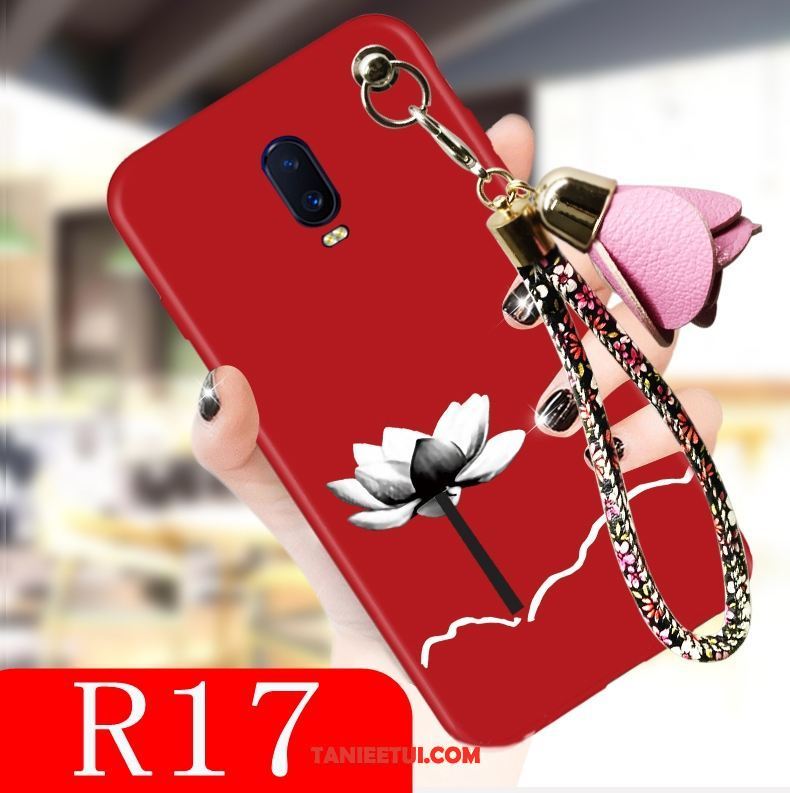 Etui Oppo R17 Nubuku Telefon Komórkowy Anti-fall, Futerał Oppo R17 Czerwony Czarny Nowy