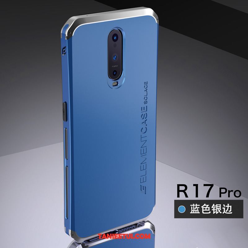 Etui Oppo R17 Pro Anti-fall Modna Marka Czerwony Netto, Pokrowce Oppo R17 Pro Telefon Komórkowy All Inclusive Metal