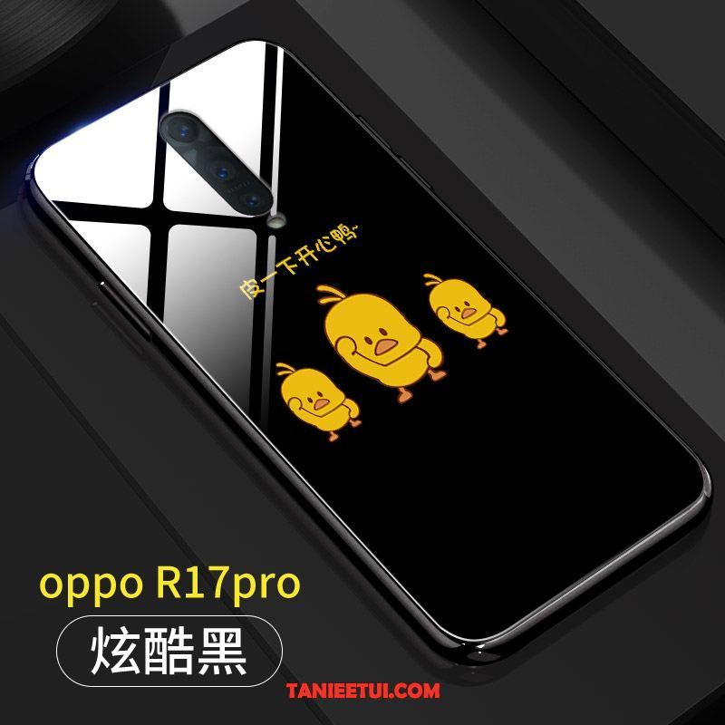 Etui Oppo R17 Pro Lustro Żółty Anti-fall, Obudowa Oppo R17 Pro Czerwony Netto Kreatywne Zabawne