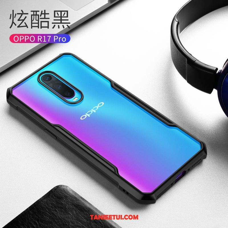 Etui Oppo R17 Pro Nowy Telefon Komórkowy Szkło, Obudowa Oppo R17 Pro Miękki Osobowość All Inclusive