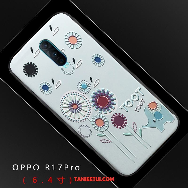 Etui Oppo R17 Pro Piękny Anti-fall Kreskówka, Obudowa Oppo R17 Pro Świeży Trójwymiarowy Niebieski