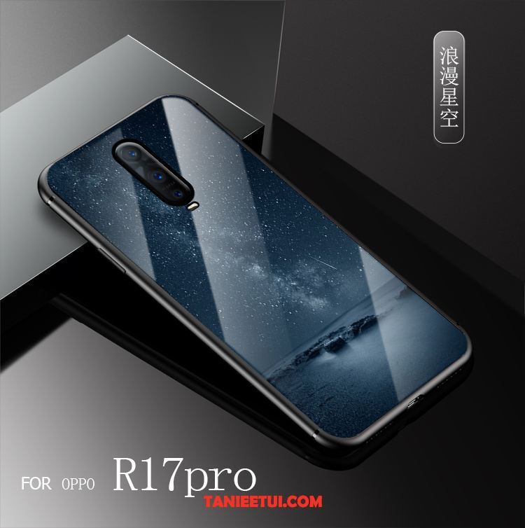 Etui Oppo R17 Pro Szkło All Inclusive Chiński Styl, Futerał Oppo R17 Pro Modna Marka Żółty Osobowość