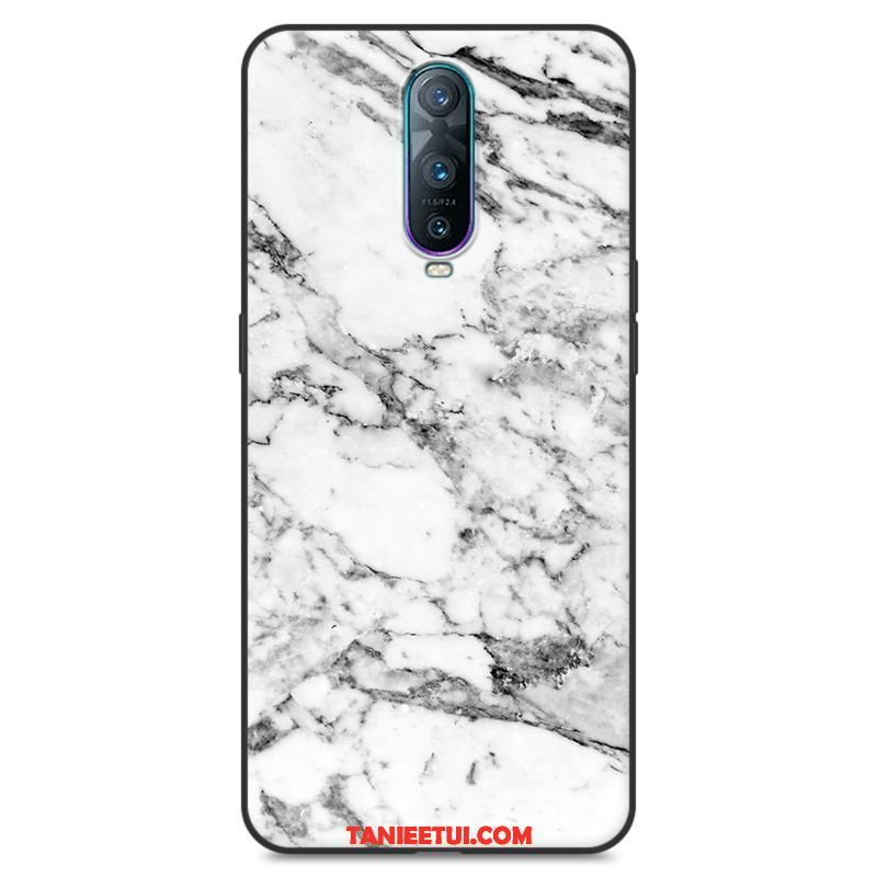 Etui Oppo R17 Pro Ziarno Drewna Proste Biały, Futerał Oppo R17 Pro Kolor Modna Marka Kreatywne