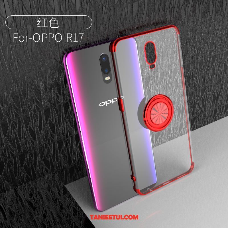 Etui Oppo R17 Silikonowe Modna Marka Anti-fall, Pokrowce Oppo R17 Ring Przezroczysty Poszycie