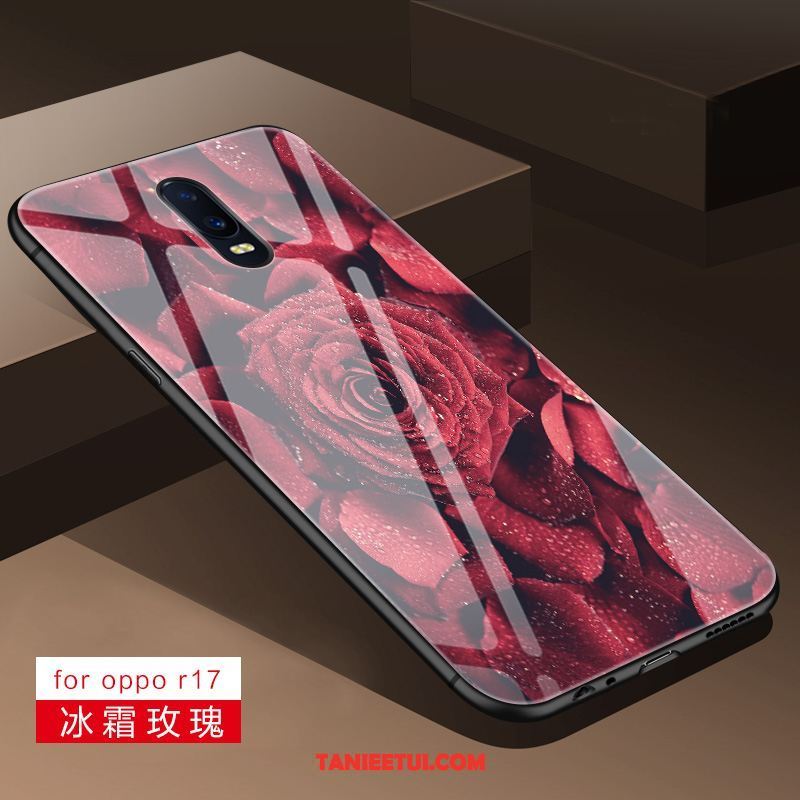 Etui Oppo R17 Silikonowe Szkło All Inclusive, Futerał Oppo R17 Miękki Lustro Tendencja