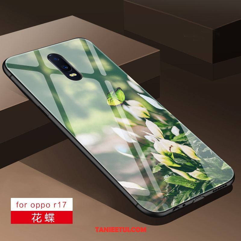 Etui Oppo R17 Silikonowe Szkło All Inclusive, Futerał Oppo R17 Miękki Lustro Tendencja