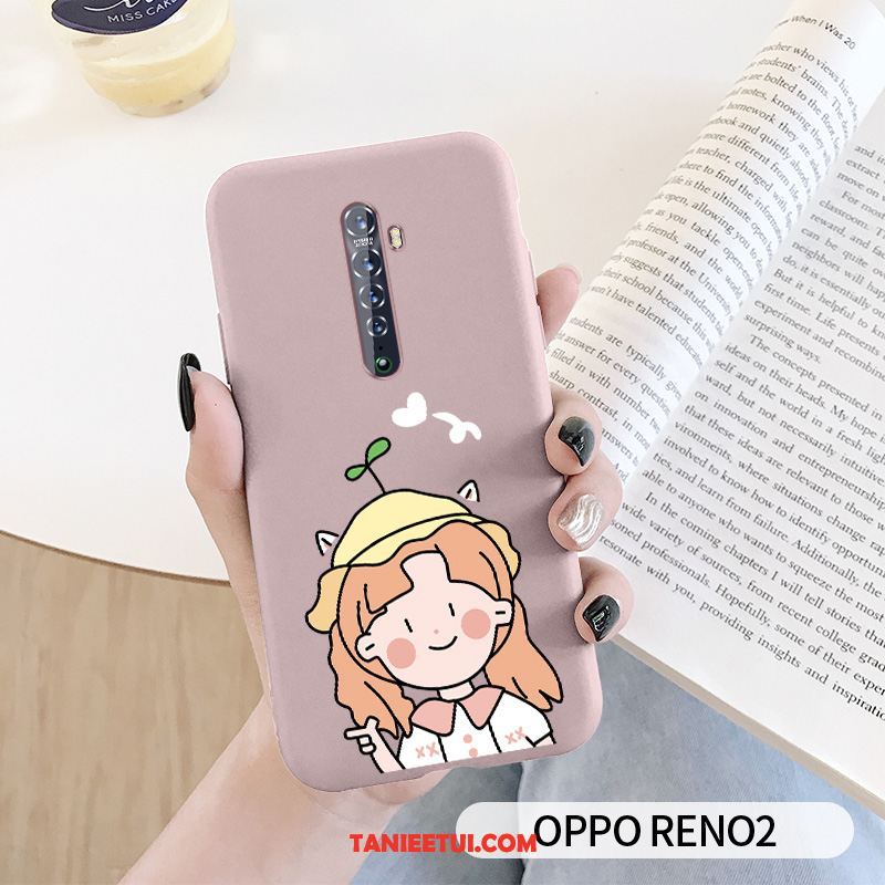 Etui Oppo Reno 2 Anti-fall Silikonowe Zakochani, Obudowa Oppo Reno 2 Ochraniacz Telefon Komórkowy Owoce Orange