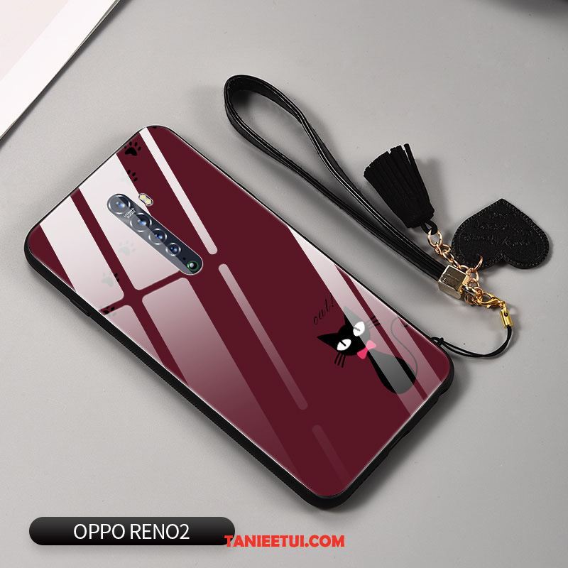 Etui Oppo Reno 2 Z All Inclusive Anti-fall Lustro, Obudowa Oppo Reno 2 Z Kreskówka Kreatywne Silikonowe