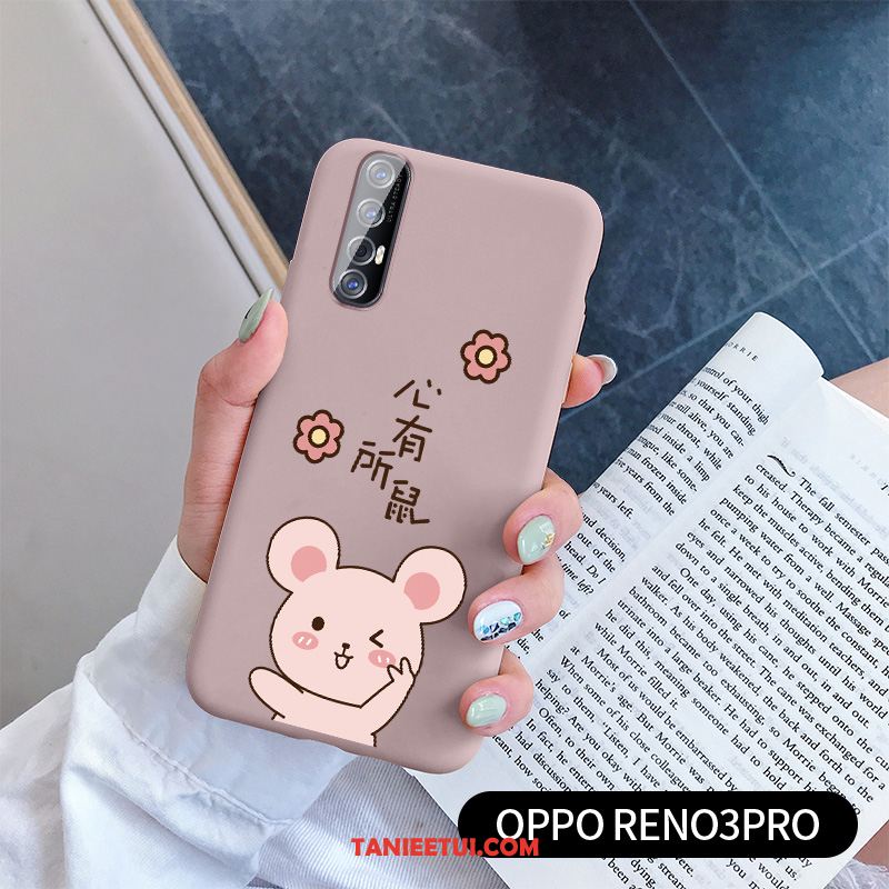 Etui Oppo Reno 3 Pro Kreatywne Zakochani Miękki, Obudowa Oppo Reno 3 Pro Rat Ochraniacz Silikonowe