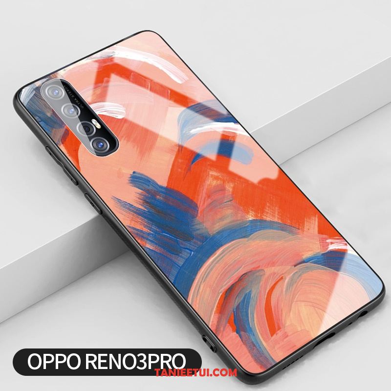 Etui Oppo Reno 3 Pro Obraz Olejny Ochraniacz Telefon Komórkowy, Pokrowce Oppo Reno 3 Pro Szkło Silikonowe Anti-fall