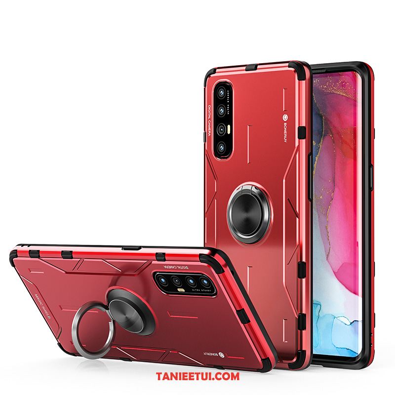 Etui Oppo Reno 3 Pro Silikonowe Anti-fall Miękki, Pokrowce Oppo Reno 3 Pro Purpurowy Metal Trudno