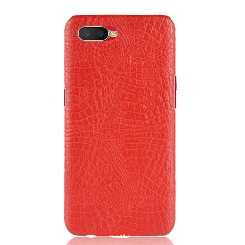 Etui Oppo Rx17 Neo Wzór Krokodyl Anti-fall, Pokrowce Oppo Rx17 Neo Telefon Komórkowy Niebieski Skóra