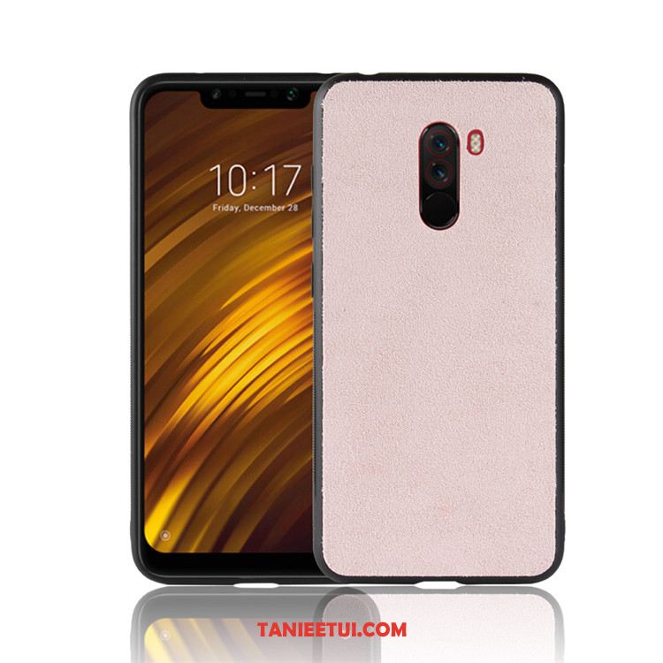 Etui Pocophone F1 Europa Telefon Komórkowy Szary, Futerał Pocophone F1 Aksamit Ochraniacz Miękki Beige