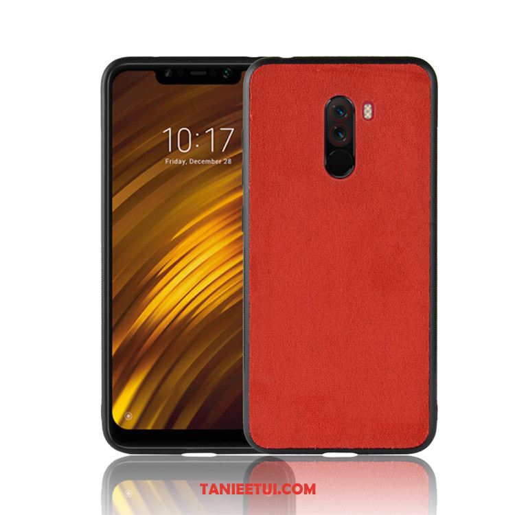 Etui Pocophone F1 Europa Telefon Komórkowy Szary, Futerał Pocophone F1 Aksamit Ochraniacz Miękki Beige