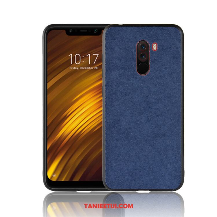 Etui Pocophone F1 Europa Telefon Komórkowy Szary, Futerał Pocophone F1 Aksamit Ochraniacz Miękki Beige