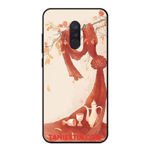 Etui Pocophone F1 Miękki Czarny Kolor, Pokrowce Pocophone F1 Nubuku All Inclusive Wiatr Beige