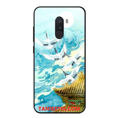 Etui Pocophone F1 Miękki Czarny Kolor, Pokrowce Pocophone F1 Nubuku All Inclusive Wiatr Beige