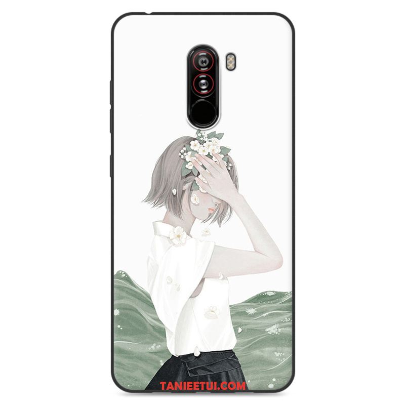 Etui Pocophone F1 Telefon Komórkowy Miękki Anti-fall, Obudowa Pocophone F1 Ochraniacz Świeży Mały Beige