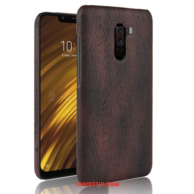 Etui Pocophone F1 Tylna Pokrywa Telefon Komórkowy Czerwony, Obudowa Pocophone F1 Ochraniacz Trudno Mały Beige