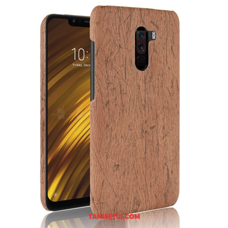 Etui Pocophone F1 Tylna Pokrywa Telefon Komórkowy Czerwony, Obudowa Pocophone F1 Ochraniacz Trudno Mały Beige