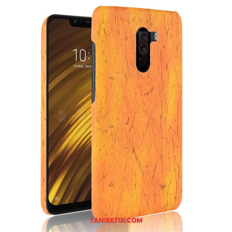 Etui Pocophone F1 Tylna Pokrywa Telefon Komórkowy Czerwony, Obudowa Pocophone F1 Ochraniacz Trudno Mały Beige