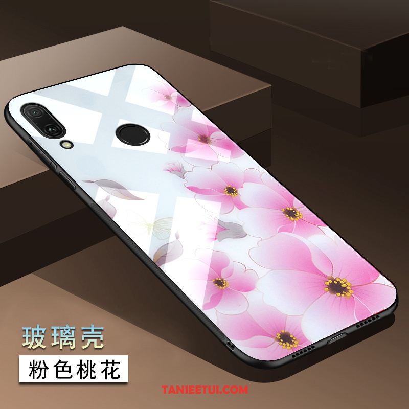 Etui Redmi 7 Prezent Mały Czerwony, Futerał Redmi 7 Telefon Komórkowy Lustro Tendencja Beige