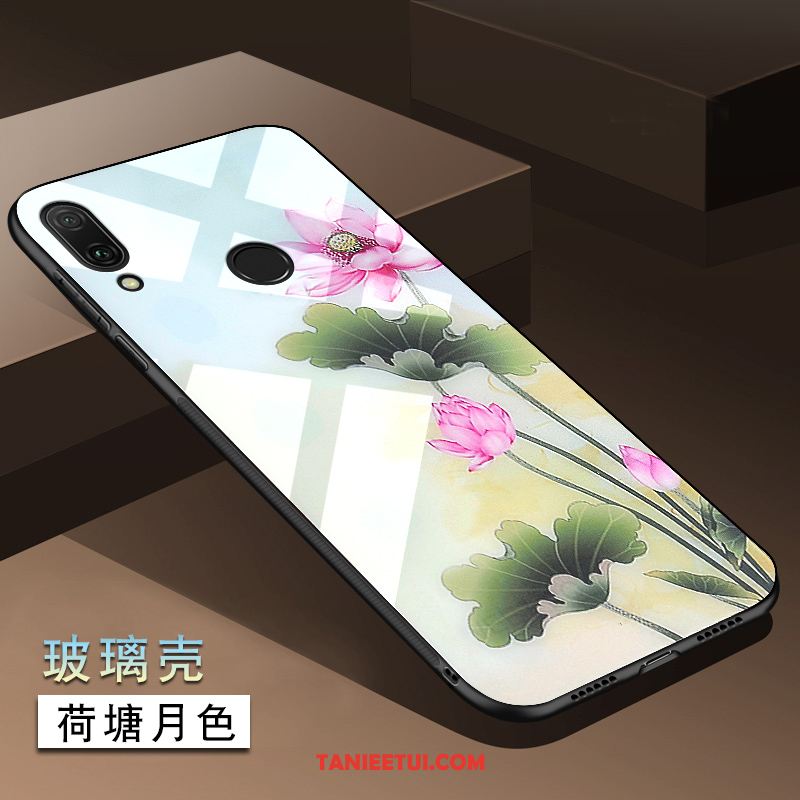 Etui Redmi 7 Prezent Mały Czerwony, Futerał Redmi 7 Telefon Komórkowy Lustro Tendencja Beige