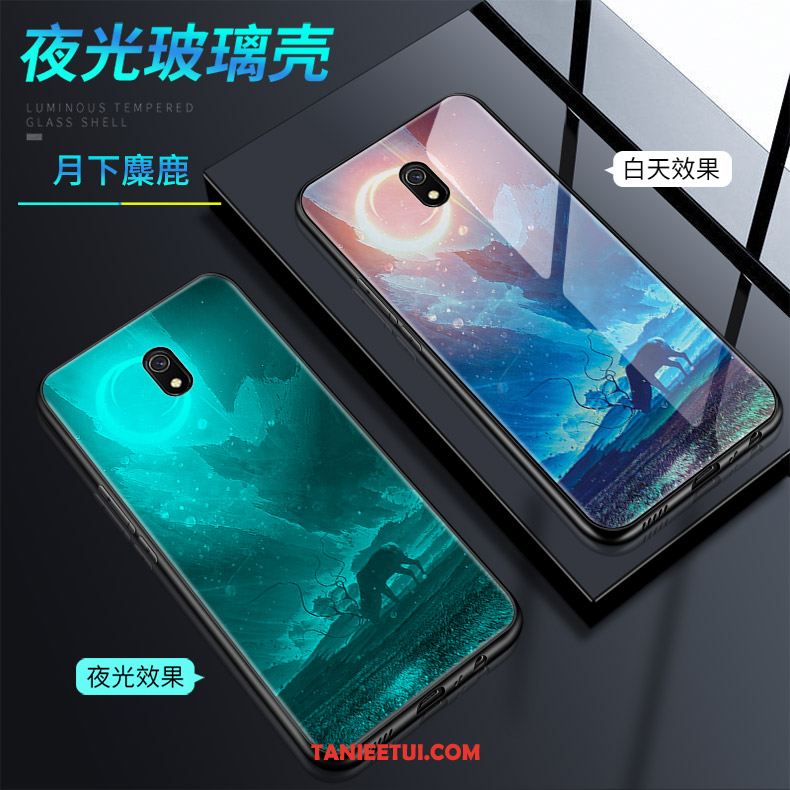 Etui Redmi 8a Świecące Zielony Osobowość, Obudowa Redmi 8a Ochraniacz Anti-fall Telefon Komórkowy Beige