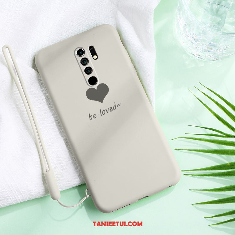 Etui Redmi 9 All Inclusive Cienkie Miłość, Futerał Redmi 9 Silikonowe Mały Modna Marka Beige