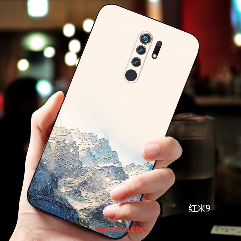 Etui Redmi 9 Cienkie Ochraniacz Silikonowe, Obudowa Redmi 9 Osobowość Miękki Nubuku Beige