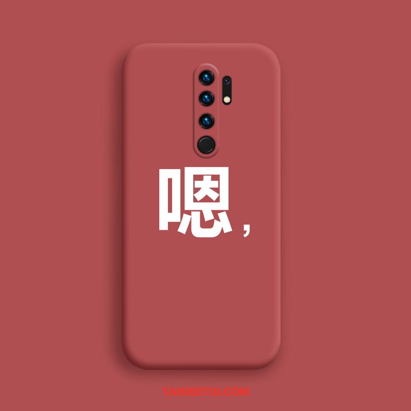 Etui Redmi 9 Tendencja Cienkie Czerwony Netto, Obudowa Redmi 9 Nowy Miękki Żółty Beige