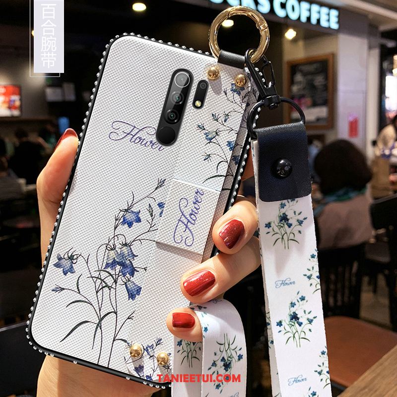 Etui Redmi 9 Tendencja Silikonowe Mały, Obudowa Redmi 9 Miękki Filmy Sztuka Beige