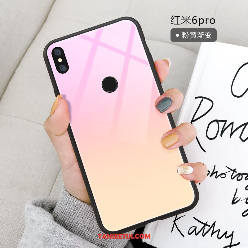 Etui Redmi Note 6 Pro Mały Anti-fall Silikonowe, Pokrowce Redmi Note 6 Pro Ochraniacz Wiatr Proste Beige