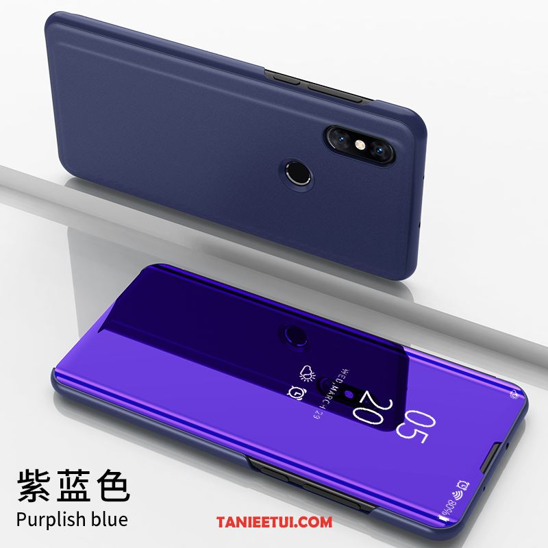 Etui Redmi Note 6 Pro Mały Anti-fall Tendencja, Futerał Redmi Note 6 Pro Czarny Klapa Czerwony Beige