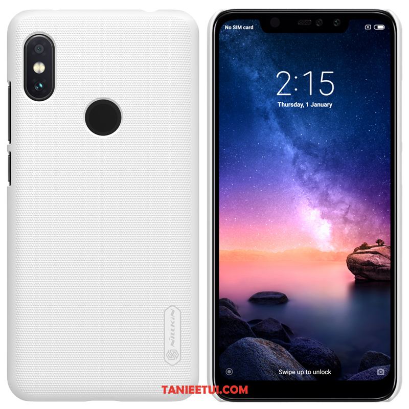 Etui Redmi Note 6 Pro Telefon Komórkowy Czerwony Ochraniacz, Obudowa Redmi Note 6 Pro Anti-fall Filmy Złoto Beige