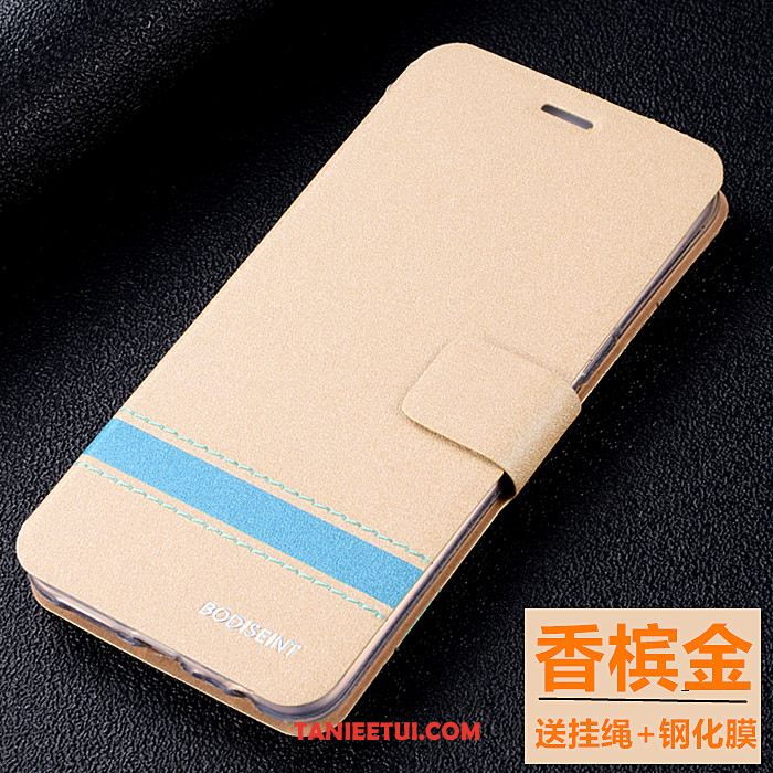 Etui Redmi Note 6 Pro Telefon Komórkowy Szary Skórzany Futerał, Pokrowce Redmi Note 6 Pro All Inclusive Złoto Mały Beige