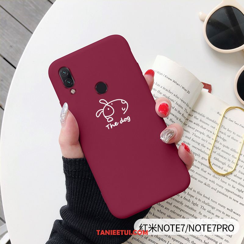 Etui Redmi Note 7 Kotek Anti-fall Ochraniacz, Obudowa Redmi Note 7 Kreatywne Nowy Niebieski Beige