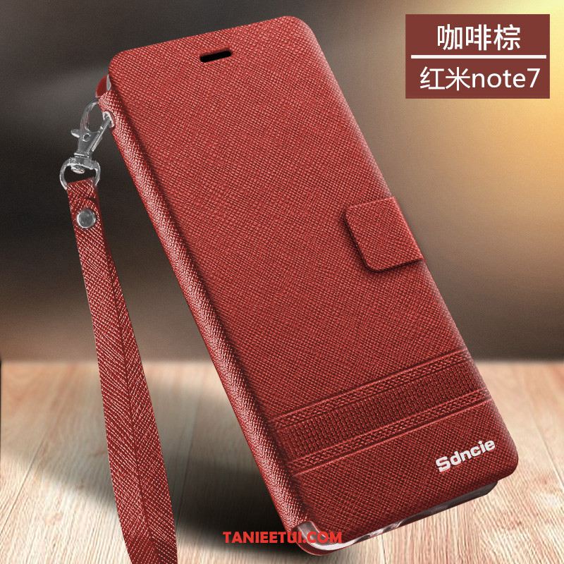 Etui Redmi Note 7 Mały Ochraniacz Biznes, Futerał Redmi Note 7 Złoto Silikonowe Filmy Beige