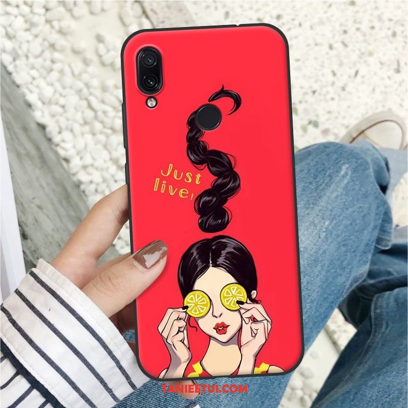 Etui Redmi Note 7 Mały Super Ochraniacz, Obudowa Redmi Note 7 Czerwony Wiatr All Inclusive Beige