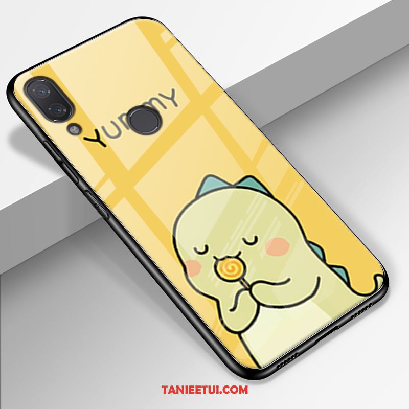 Etui Redmi Note 7 Ochraniacz Piękny Złoto, Obudowa Redmi Note 7 Szkło Telefon Komórkowy Biały Beige