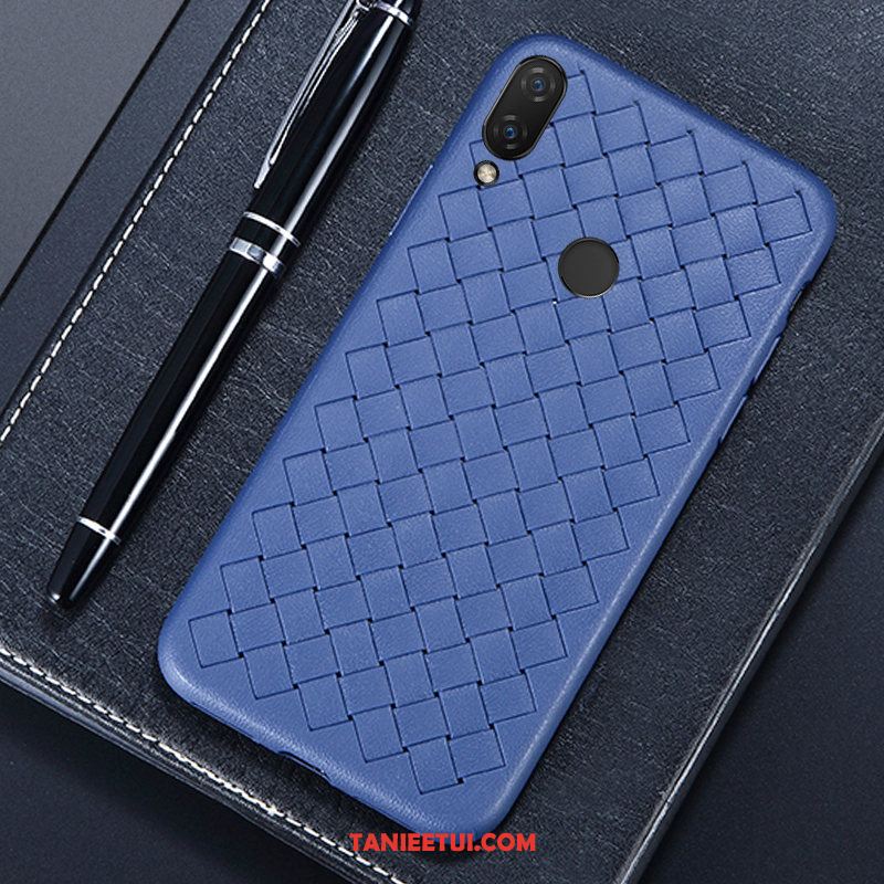 Etui Redmi Note 7 Ochraniacz Tendencja W Kratę, Obudowa Redmi Note 7 Telefon Komórkowy Oddychające Czerwony Beige