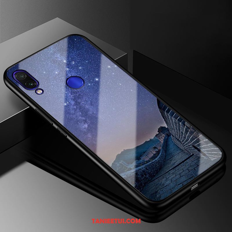 Etui Redmi Note 7 Telefon Komórkowy Kreatywne Biały, Futerał Redmi Note 7 Szkło Ochraniacz Czerwony Beige