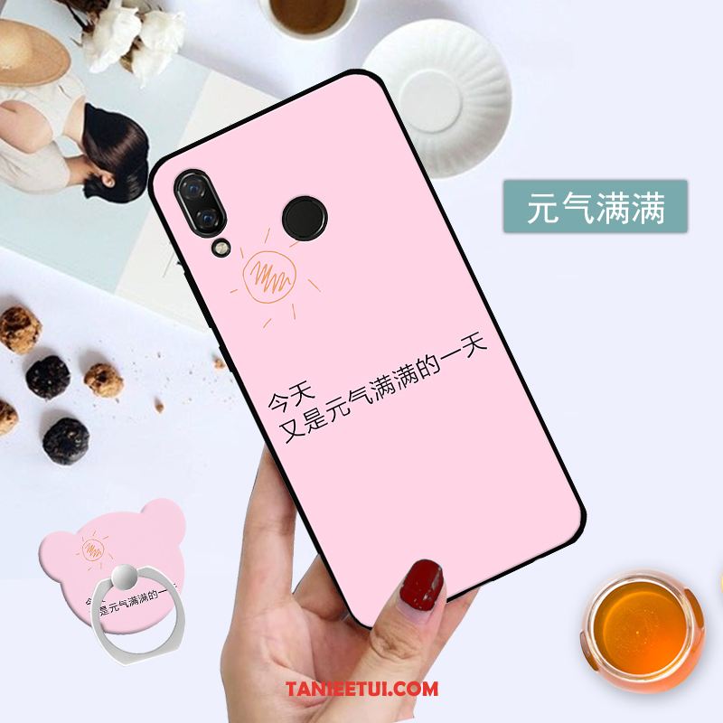 Etui Redmi Note 7 Telefon Komórkowy Kreatywne Osobowość, Futerał Redmi Note 7 Tendencja Czerwony Miękki Beige