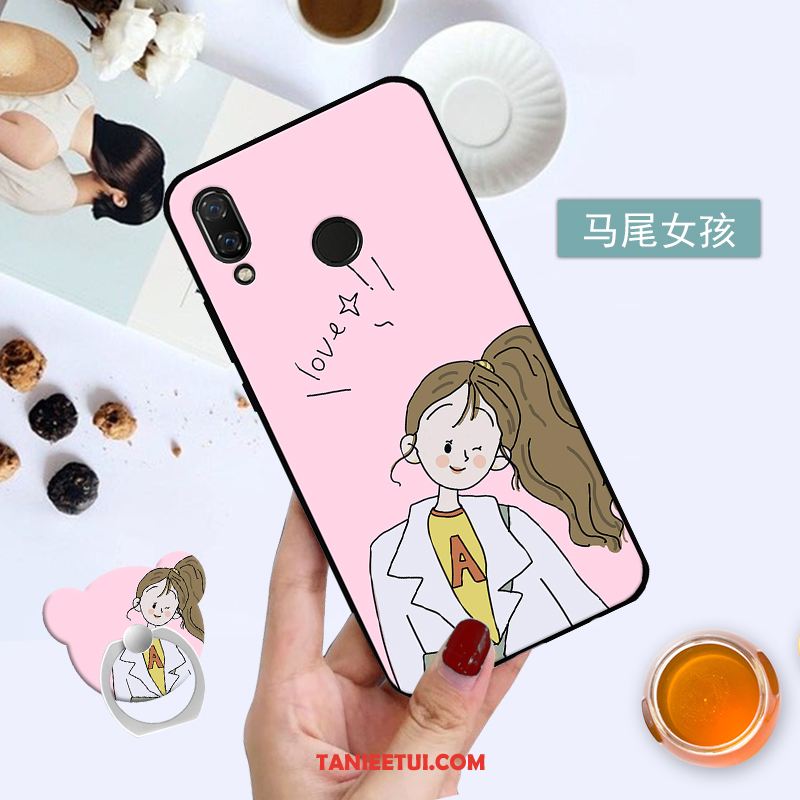 Etui Redmi Note 7 Telefon Komórkowy Kreatywne Osobowość, Futerał Redmi Note 7 Tendencja Czerwony Miękki Beige