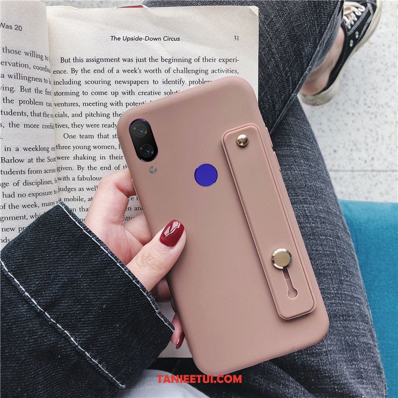 Etui Redmi Note 7 Zielony Tendencja Ring, Pokrowce Redmi Note 7 Anti-fall Miękki Telefon Komórkowy Beige