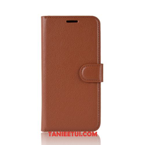 Etui Redmi Note 9 Biznes Czerwony Skórzany, Futerał Redmi Note 9 Anti-fall Telefon Komórkowy Karta Beige