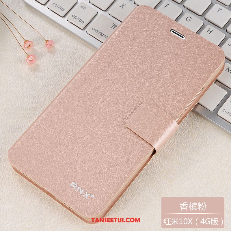 Etui Redmi Note 9 Czerwony Ochraniacz Klapa, Obudowa Redmi Note 9 Złoto Miękki Mały Beige