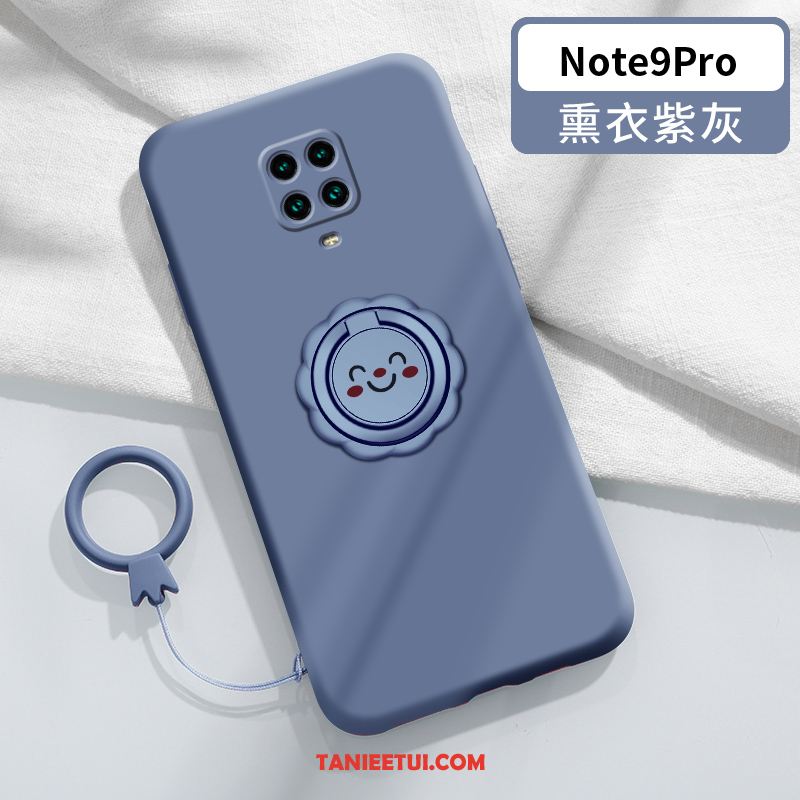 Etui Redmi Note 9 Pro Nubuku Cienka Nowy, Obudowa Redmi Note 9 Pro Ring All Inclusive Magnetyzm Beige