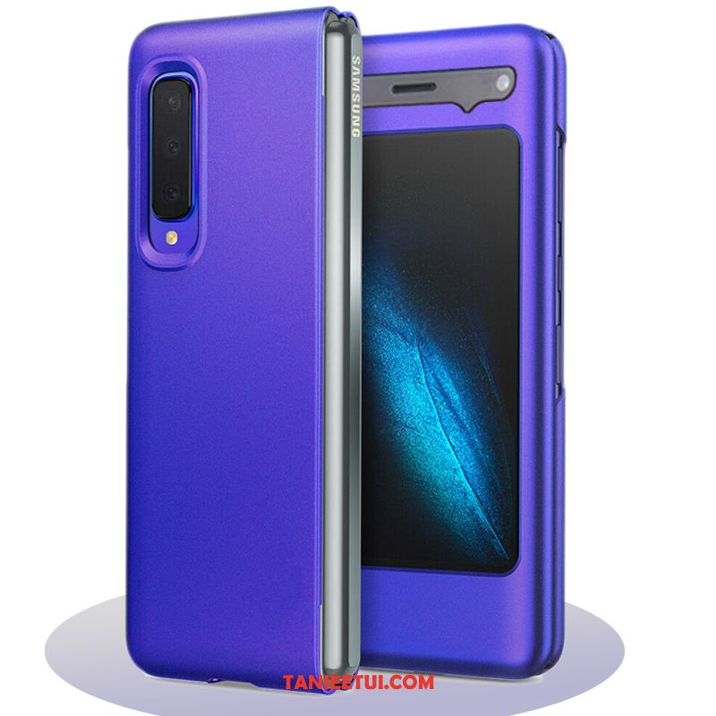Etui Samsung Fold Gwiazda Nubuku Składać, Futerał Samsung Fold Telefon Komórkowy Purpurowy Cienkie